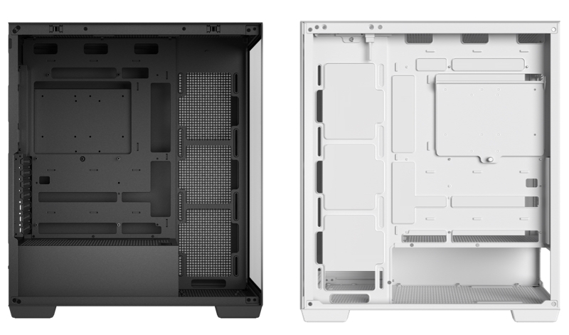 Анонсирован панорамный корпус DeepCool CG580 с поддержкой плат с разъёмами на изнанке от Asus и MSI