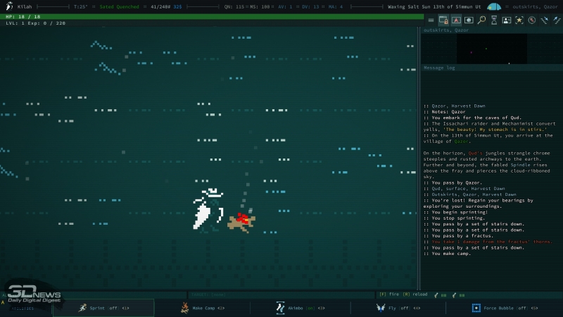 Caves of Qud — пещеры превозмогания. Рецензия