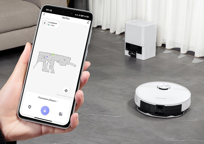 В России начались продажи мощных роботов-пылесосов HONOR CHOICE Robot Cleaner R3