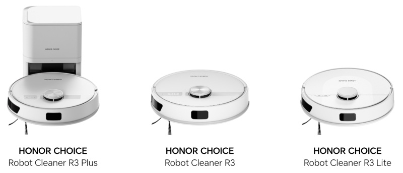 В России начались продажи мощных роботов-пылесосов HONOR CHOICE Robot Cleaner R3
