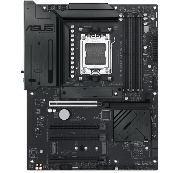 Asus представила бюджетную плату X870 MAX Gaming WiFi7 для Ryzen 9000