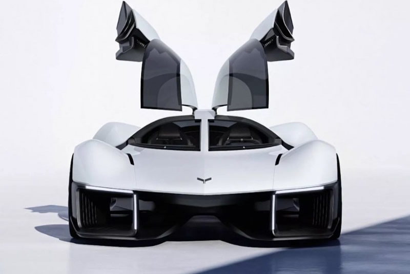 GM показала концепт будущего электрического спорткара Chevrolet Corvette