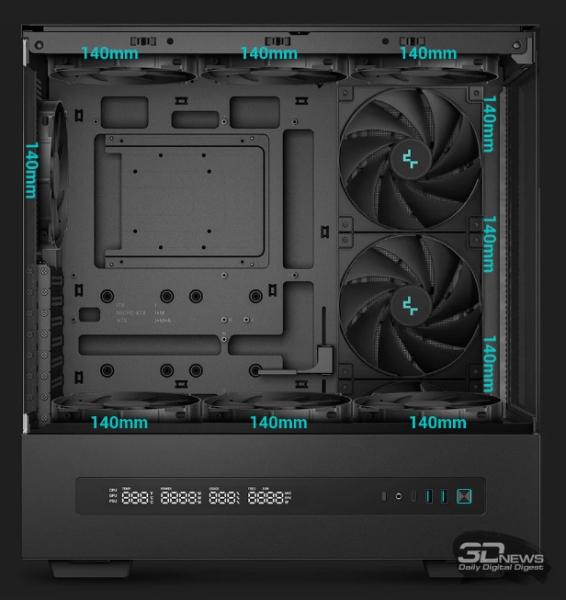 Обзор и тестирование корпуса DeepCool CH690 Digital: свобода выбора