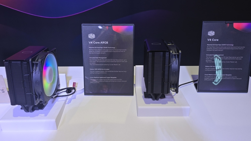 Cooler Master представила первые кулеры на трезубых тепловых трубках