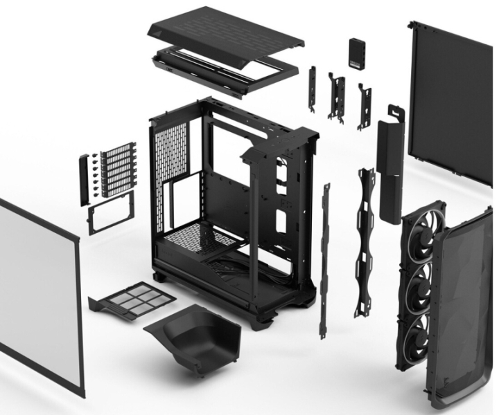 Fractal Design представила серию компьютерных корпусов Meshify 3 разных размеров и конфигураций