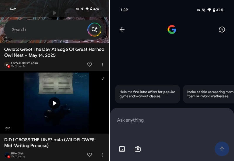 ИИ-поиск появился в приложениях Google для Android и iOS, но доступен пока не всем