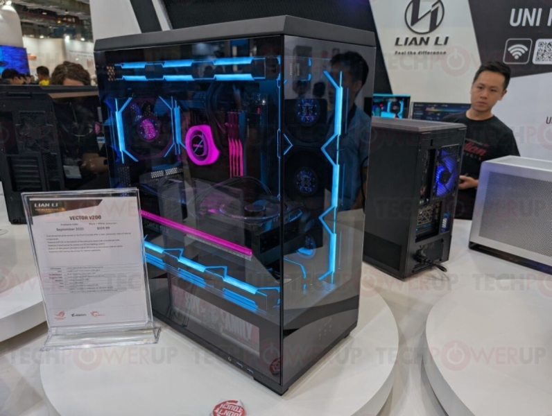Lian Li представила на Computex 2025 компьютерные корпуса разных форм и размеров