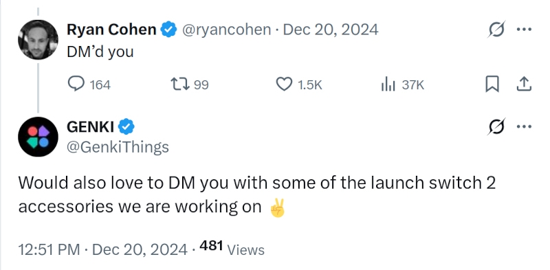 Nintendo подала в суд на Genki за дерзкую демонстрацию аксессуаров для Switch 2 до анонса консоли