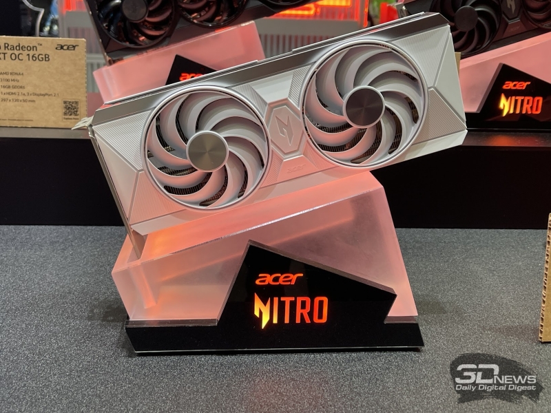 Репортаж со стенда Acer на выставке Computex 2025: ноутбуки, мониторы и видеокарты