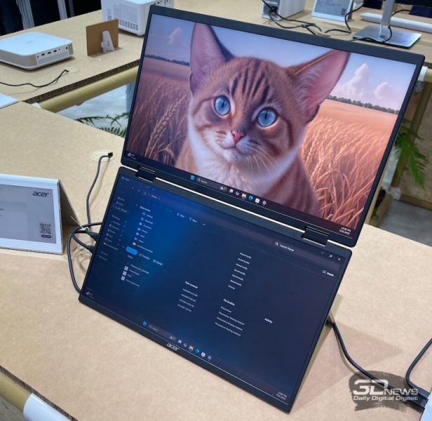 Репортаж со стенда Acer на выставке Computex 2025: ноутбуки, мониторы и видеокарты