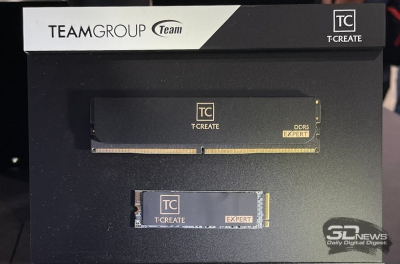 Репортаж со стенда TeamGroup на выставке Computex 2025: модули памяти и SSD для ИИ, гейминга и творчества