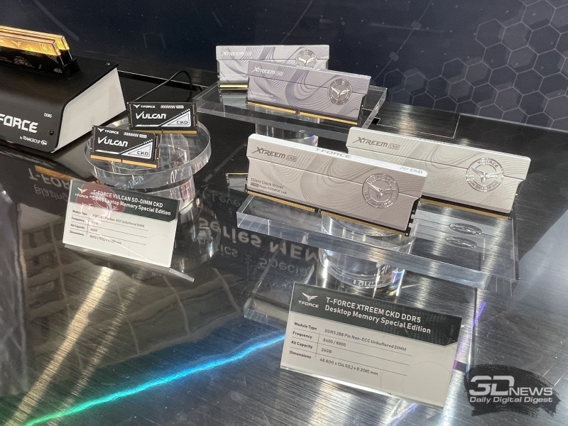 Репортаж со стенда TeamGroup на выставке Computex 2025: модули памяти и SSD для ИИ, гейминга и творчества