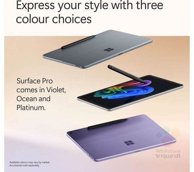 Утечка полностью рассекретила компактный планшет Microsoft Surface Pro 12 за несколько дней до анонса