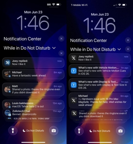 Apple исправила главную проблему Liquid Glass — вторая бета iOS 26 стала более читаемой