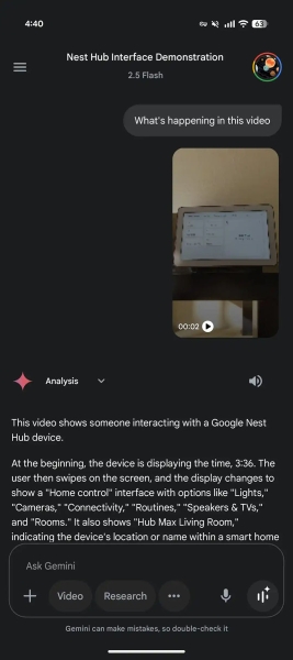 ИИ-приложение Google Gemini научилось анализировать видео, но не везде