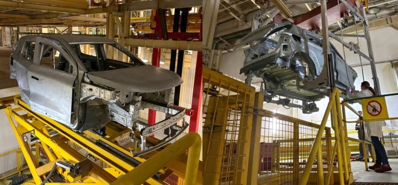 В России построили линию для конвейерной сборки отечественного электромобиля «Атом»