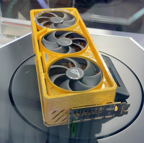 Asus показала золотую видеокарту RTX 5090 ROG Astral Real Gold Edition за $500 тыс.