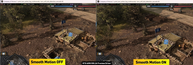 Nvidia добавила поддержку технологии генерации кадров Smooth Motion видеокартам GeForce RTX 4000