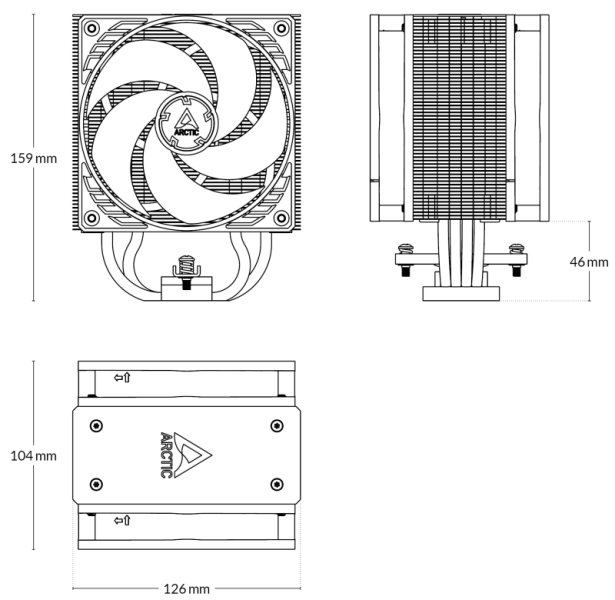 Обзор и тестирование процессорного кулера Arctic Freezer 36 A-RGB