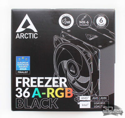 Обзор и тестирование процессорного кулера Arctic Freezer 36 A-RGB