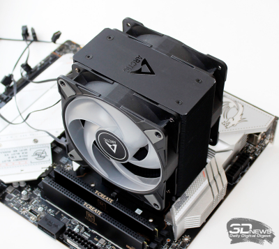 Обзор и тестирование процессорного кулера Arctic Freezer 36 A-RGB