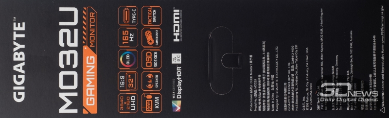Обзор игрового QD-OLED 4K-монитора Gigabyte MO32U: снова в яблочко