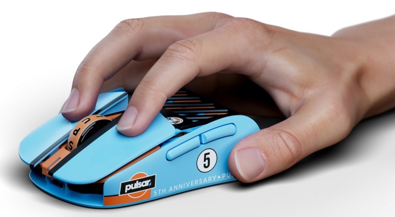 Pulsar выпустила сверхкомпактную и очень лёгкую геймерскую мышь X2F 5th Anniversary Edition с сенсором на 32 000 DPI