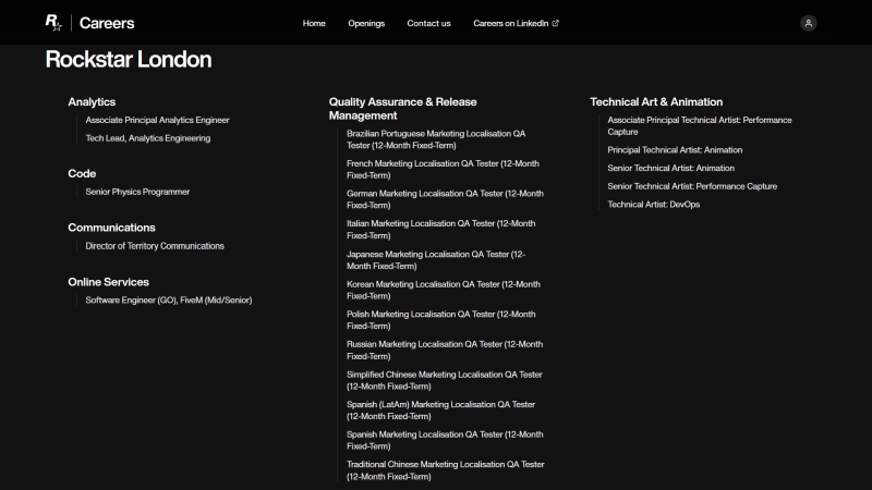 Rockstar готовится к старту рекламной кампании GTA VI — студии понадобились специалисты по локализации, в том числе русской