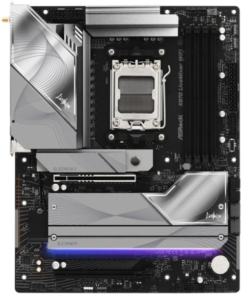 ASRock выпустила X870 LiveMixer WiFi — материнскую плату с 25 портами USB за $230