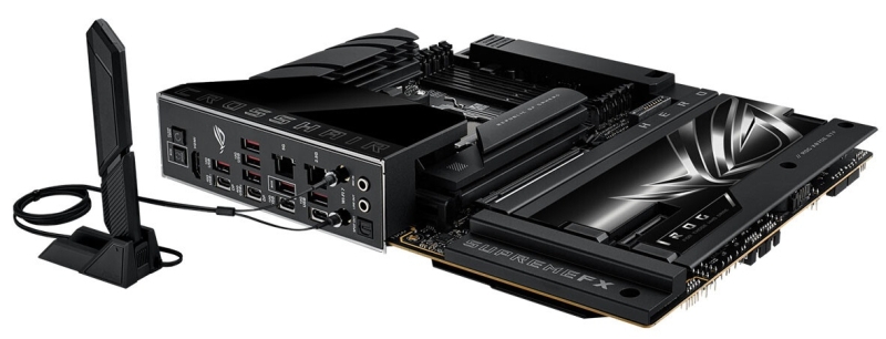 Asus выпустила плату ROG Crosshair X870E Hero BTF для чистых ПК без видимых кабелей