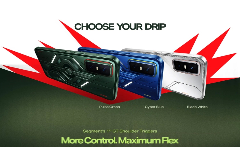 Infinix представила доступный игровой смартфон Infinix GT 30 с кнопками-триггерами и подсветкой за $222