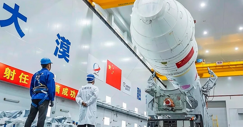 Китайская ракета-носитель на метановом топливе, созданная LandSpace, разрушилась при лётном испытании