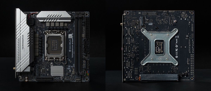 MaxSun представила компактную материнскую плату с разъёмом PCIe x16 для видеокарт на изнанке