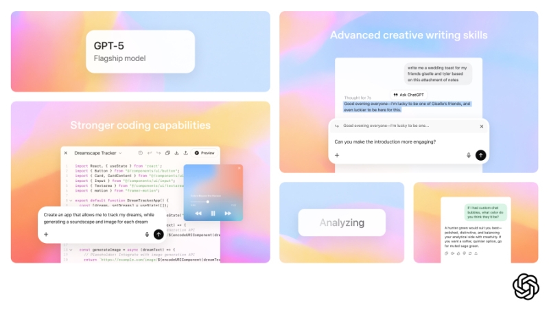 OpenAI представила GPT-5 — лучшую ИИ-модель в мире, и она доступна бесплатно