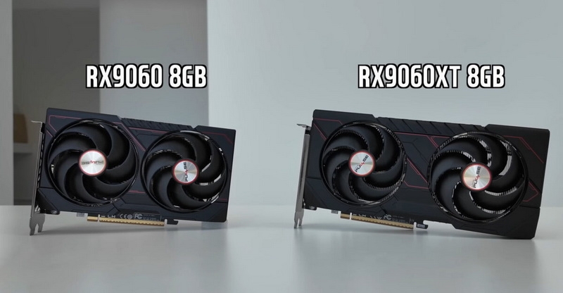 Появились первые игровые тесты Radeon RX 9060 — на 19 % быстрее RTX 5050 и чуть медленнее RTX 5060