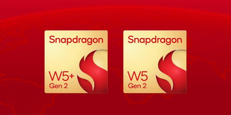 Qualcomm представила процессоры Snapdragon W5 Gen 2 и W5+ Gen 2 для смарт-часов со спутниковой связью