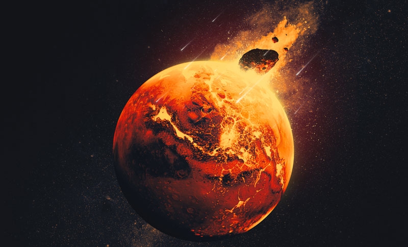 В недрах Марса обнаружено множество загадочных инородных структур