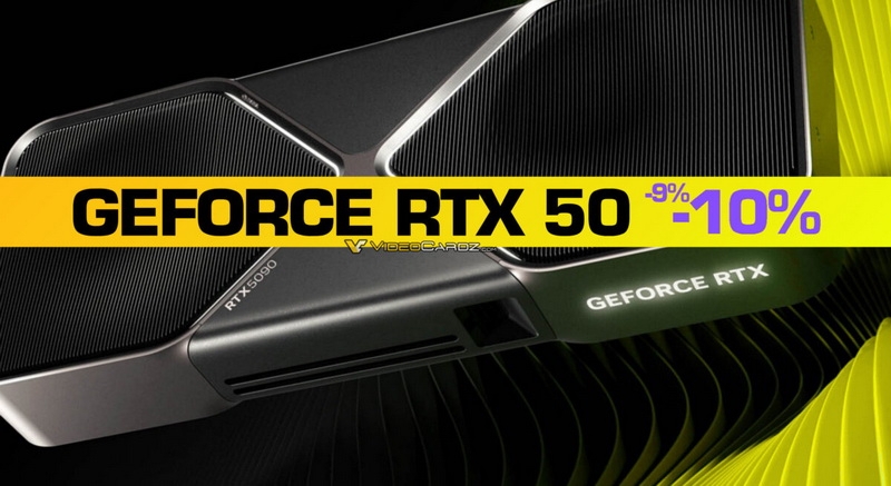 Видеокарты GeForce RTX 5000 официально подешевели — но не все и только в Европе