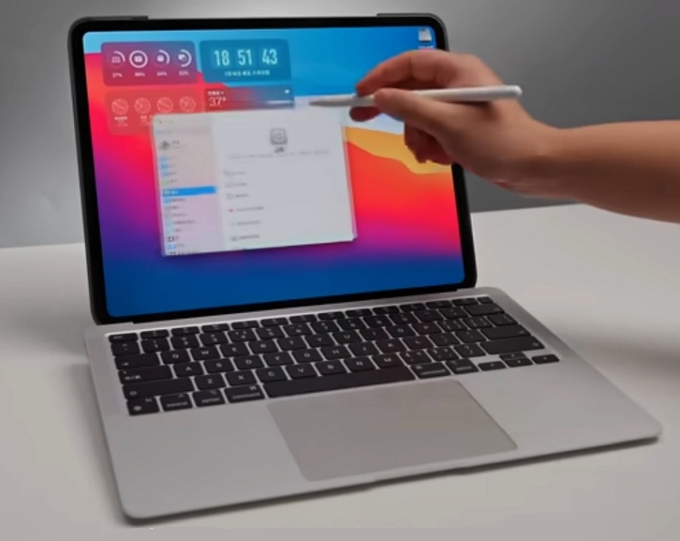 «Выглядит как нечто, созданное Apple»: энтузиаст соединил iPad Pro и MacBook Air в полнофункциональный гибрид