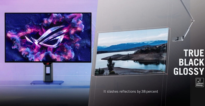 Asus представила монитор ROG Strix OLED XG27AQDMGR — 2K, 240 Гц и улучшенное антибликовое покрытие