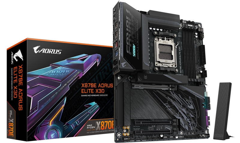 Gigabyte представила оптимизированные для процессоров Ryzen 9000X3D платы X870E Aorus X3D