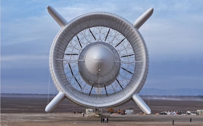 Китай запустил первую в мире летающую ветряную электростанцию мощностью 1 МВт