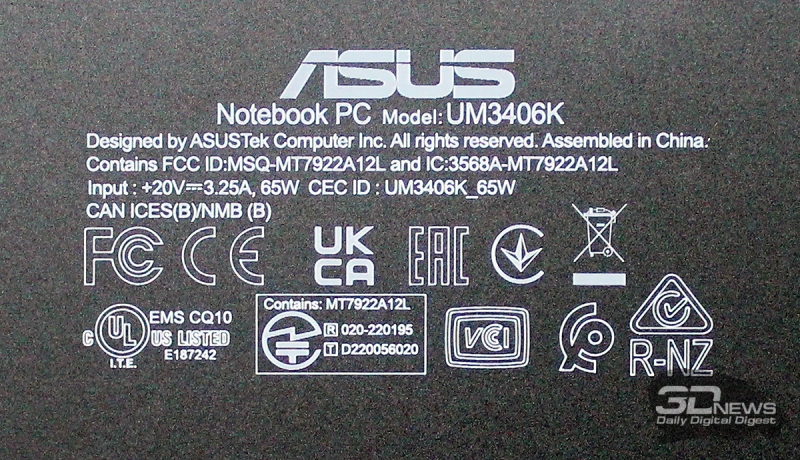 Обзор ASUS Zenbook 14 (UM3406K): ультрабук эры искусственного интеллекта