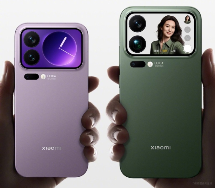 Представлены флагманы Xiaomi 17 Pro и Pro Max — в стиле iPhone 17 Pro, но с большим внешним экраном