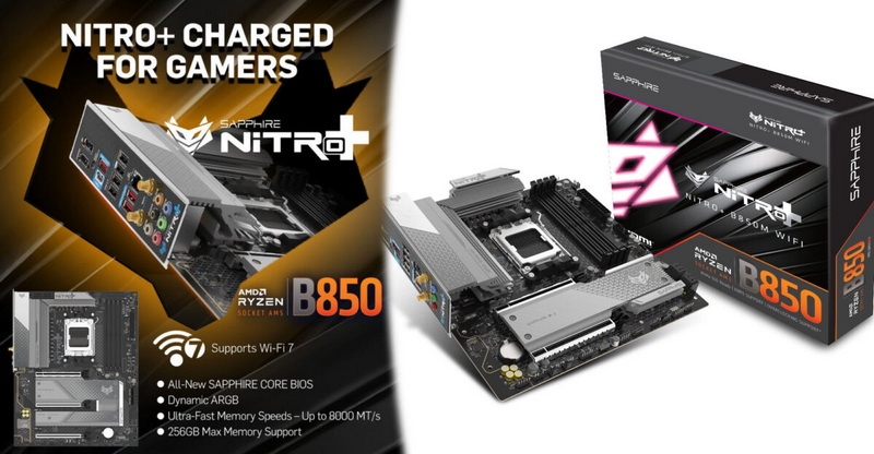 Sapphire выпустила несколько материнских плат для Ryzen c Socket AM5 на международном рынке