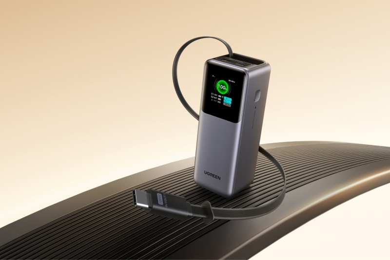 UGREEN выпустила в России аксессуары Nexode Retractable с выдвижными кабелями: мощная зарядка без лишних проводов