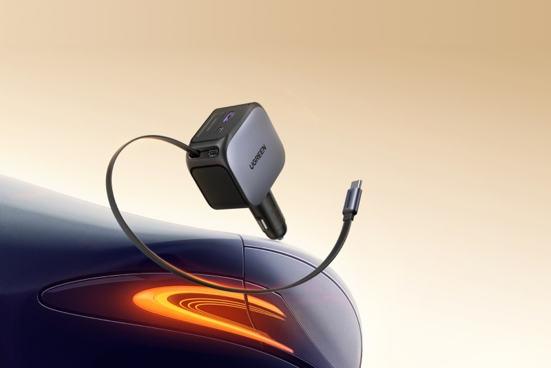 UGREEN выпустила в России аксессуары Nexode Retractable с выдвижными кабелями: мощная зарядка без лишних проводов