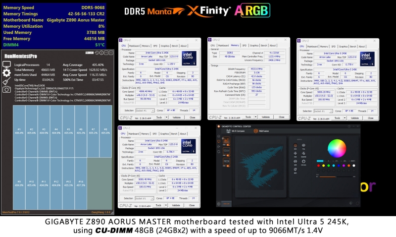 V-Color представила модули памяти XFinity+ DDR5 с встроенным OLED-экраном
