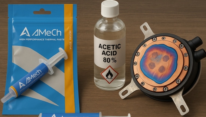 Дешёвая корейская термопаста оказалась вредна для процессоров и здоровья пользователей