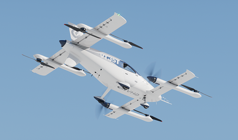 EHang представила «летающую маршрутку» VT35 на электротяге — два пассажира и 200 км за час